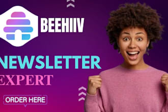setup beehiiv account beehiiv newsletter template design beehive landing page