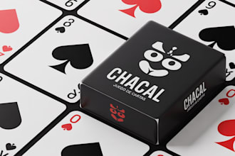 design card game, box mockup design board game playing card game flash card box