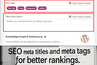 write SEO meta titles, descriptions, and tags for better rankings