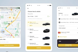 build limousine app, luxury booking app, chauffeur app, taxi booking app