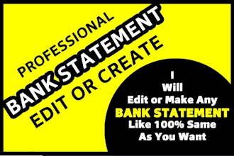 do bank statement reconciliation for you