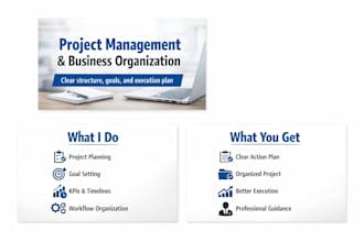 lead and organize your creative or business project