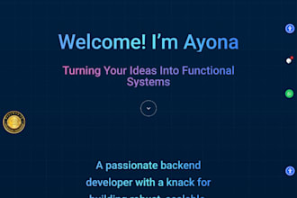 develop your personal portfolio website