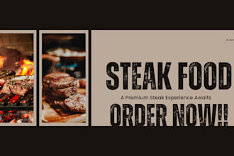 design amazing editable food restaurant menu