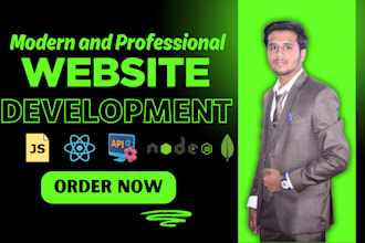 create full stack websites as mern stack developer