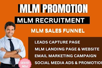 build a high converting lead funnel, MLM sales funnel, recruitment funnel