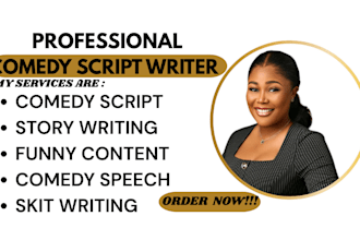 write hilarious viral comedy scripts movie screenwriter stage drama play film
