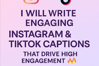 write engaging instagram and tiktok captions using ai tools