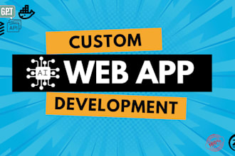 build custom ai website as a full stack developer or front end developer