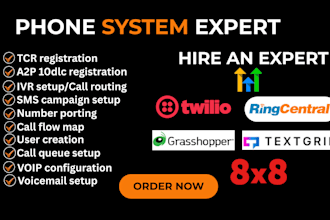 do phone system set up ringcentral