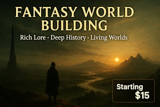 build epic fantasy worlds with detailed lore and history