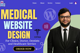 create a medical website, clinic, healthcare or doctor website