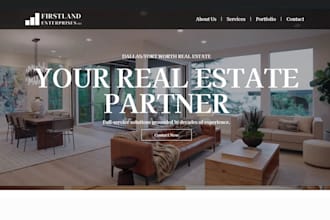 luxury real estate website idx website real estate landing page