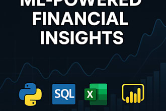 build ml models, dashboards, and automate your financial data analysis