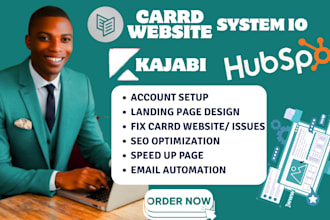 design build stunning landing pages with carrd co systemeio hubspot or kajabi