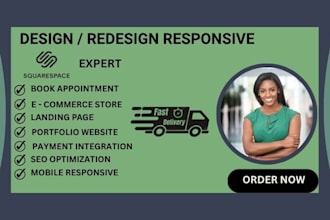 design, redesign square space, ecommerce website, SEO optimization, landing page
