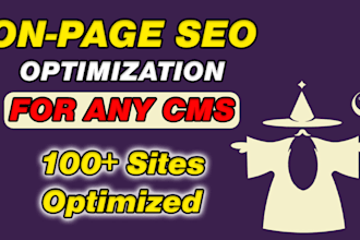 optimize meta tags, headings, sitemaps for any website