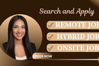 job search and apply for jobs remote job application reverse recruit job hunting
