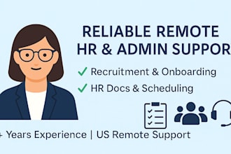 provide professional remote HR and admin support for your business
