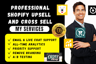 setup shopify upsell and cross sell wiser oneclick reconvert upcart aftersell