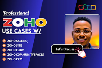setup zoho sites communityspace salesiq mail desk flow for lead management