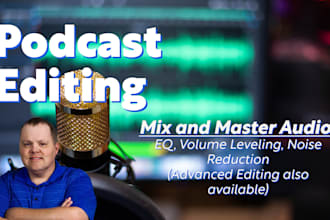 professionally edit your podcast to enhance the sound