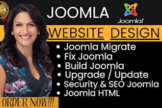 build a joomla website, redesign a joomla website, design etsy digital product