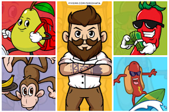 create a cartoon character, mascot, or logo design