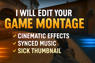 design edit cinematic 3d valorant, csgo, code or any game montage effects