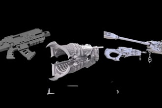 create high quality 3d models for cosplay, halloween, and 3d printing