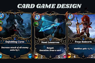 card game design card game art trading playing card game board game box design