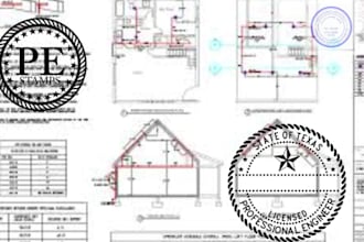 design and stamp fire alarm system based on nfpa 13r,13d, us stamp in autocad
