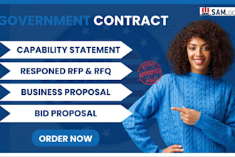 write a winning rfp, government contract, capability statement proposal