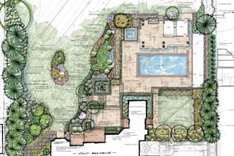 design detailed 2d and 3d site plans, property maps, or layouts