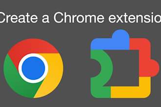 develop a full chrome extension, make any browser extension, fix bug