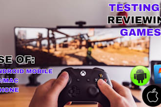 test your game or app for PC, VR, and android mobile