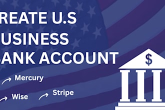 set up your USA business accounts with novo, mercury, wise, relay and chase