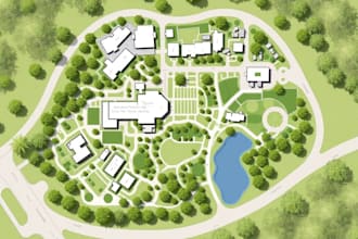 site plan landscape master plan architecture design