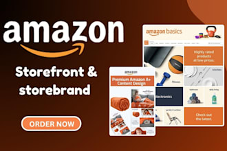 design a fully branded and visually appealing amazon storefront