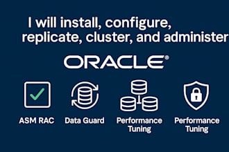 setup oracle rac, asm, data guard, and optimize performance