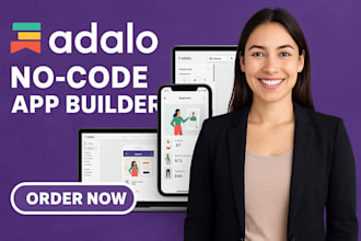 publish no code app design mobile webapp on adalo flutterflow buble io appmysite
