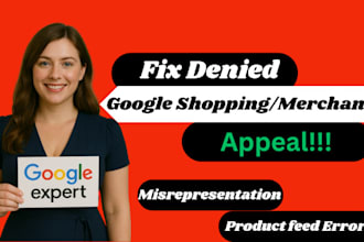 fix denied google merchant center appeal misrepresentation suspension gmb appeal