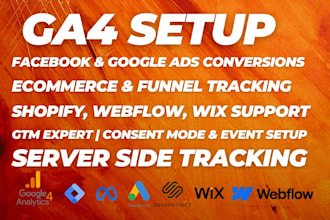 configure ga4 and server side ecommerce tracking for funnels