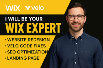 wix website redesign wix velo code wix fix seo wix landing page fix wix domain