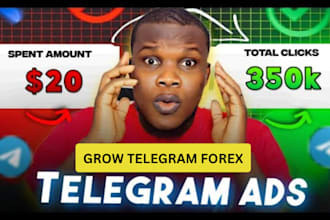 do telegram ads, telegram subscriber to reach 50k forex traders, crypto telegram