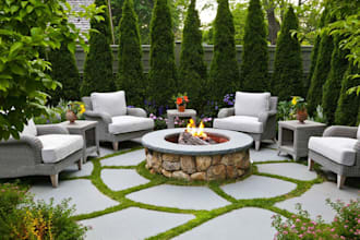 design front yard, backyard, home garden as landscape architect