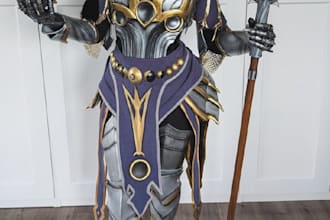 worldwide 3d wearable cosplay creation mask, armor, glove, model, print