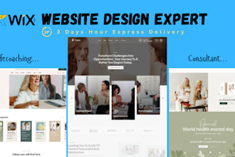 wix coaching website design, life coaching, career website consulting website