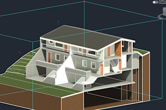 do autocad drawings and 3d models