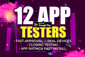 12 testers 20 google play console closed testing ios testflight andriod testing